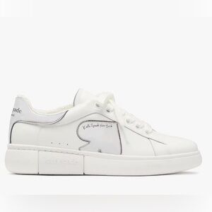 Kate Spade White Leather Sneakers